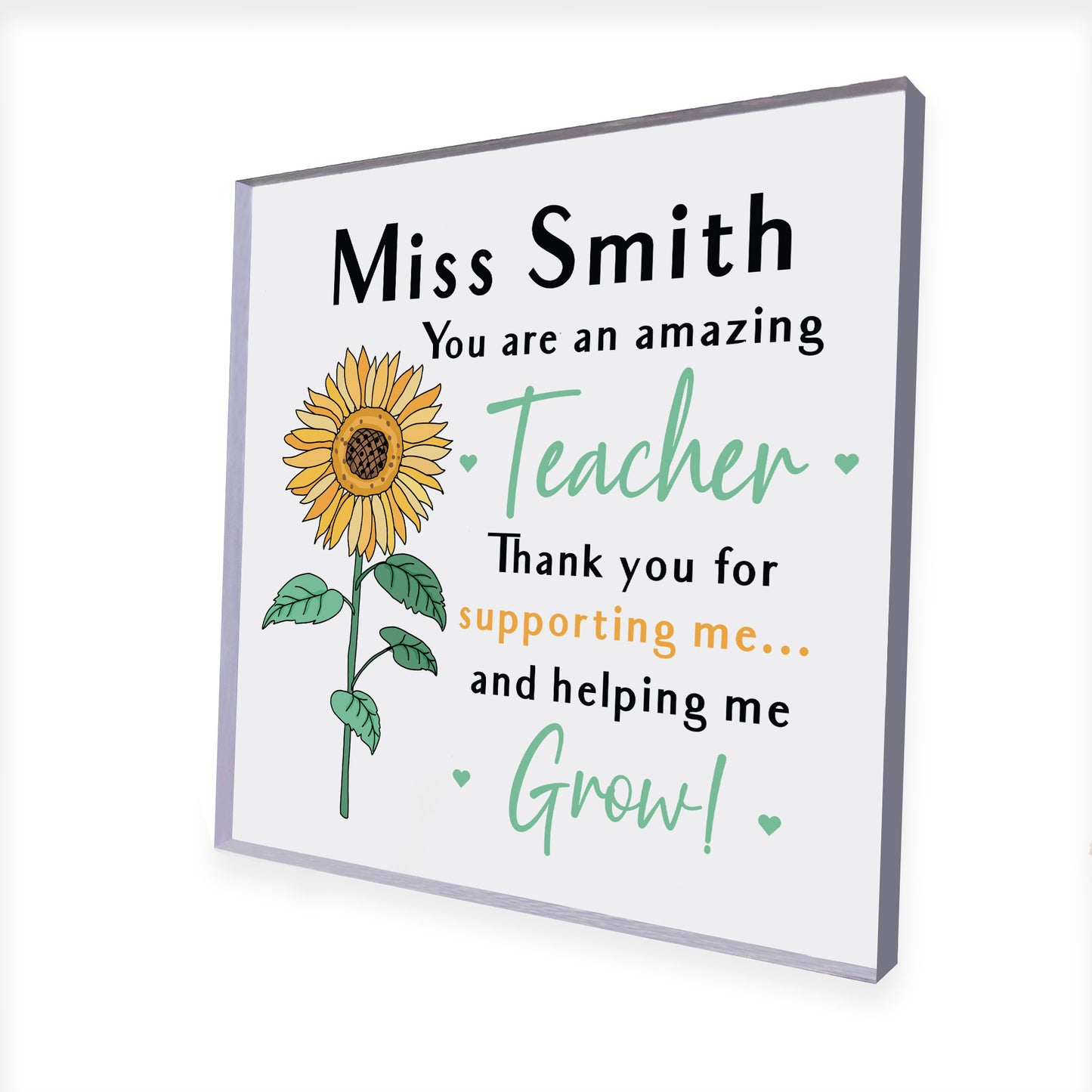 Thank You Teacher Gifts PERSONALISED School Leaving Gifts