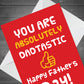 Happy Fathers Day Dad Novelty Fathers Day Card For Dad Card