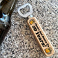 Quirky 50th Birthday Gift For Him Wood Bottle Opener Dad Grandad