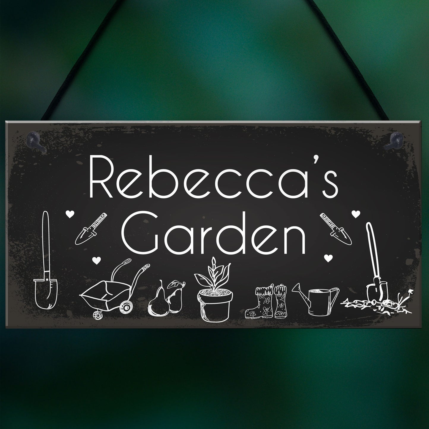 Personalised GARDEN SIGN Summerhouse Sign Garden Shed Sign