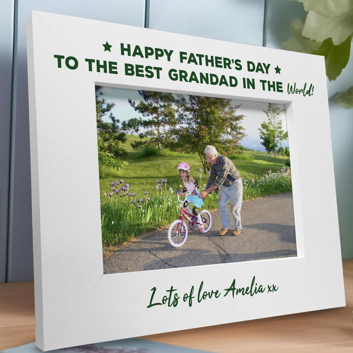 Personalised Fathers Day Gift Photo Frame Gift For Grandad Dad