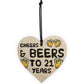 21st Birthday Cheers And Beers Funny Birthday Gift For Son