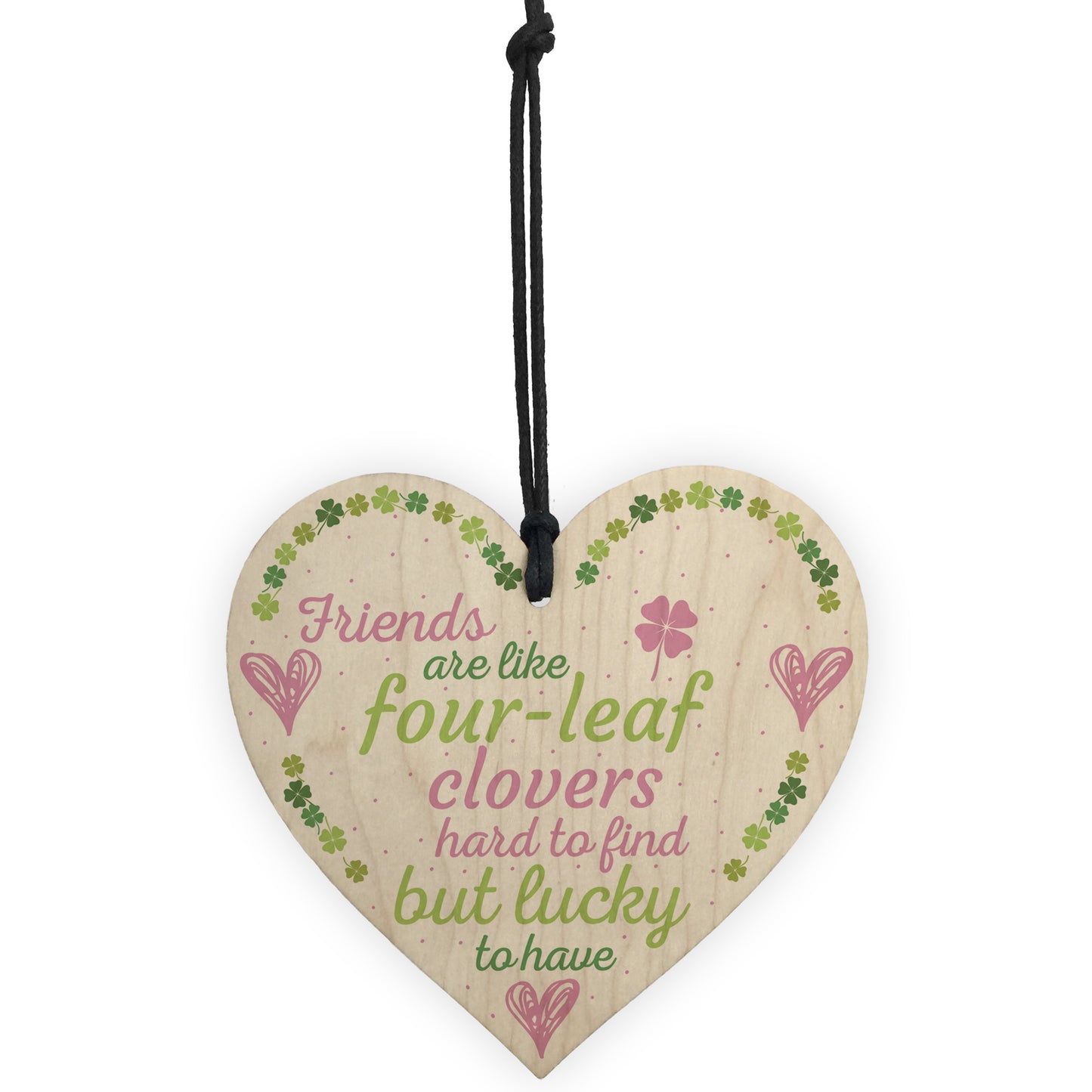 'Friends Are Like' Friendship Sign Best Friend Gift Wood Heart