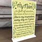 ThankYou Xmas Birthday Gift For NAN Nanny Standing Sign Keepsake