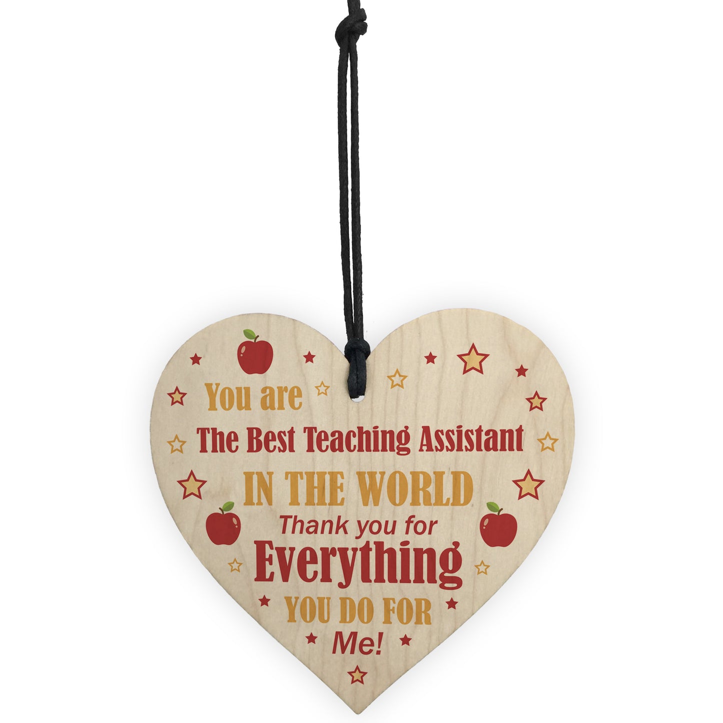 THANK YOU Gift For Teaching Assistant TA Heart Nursery Teacher