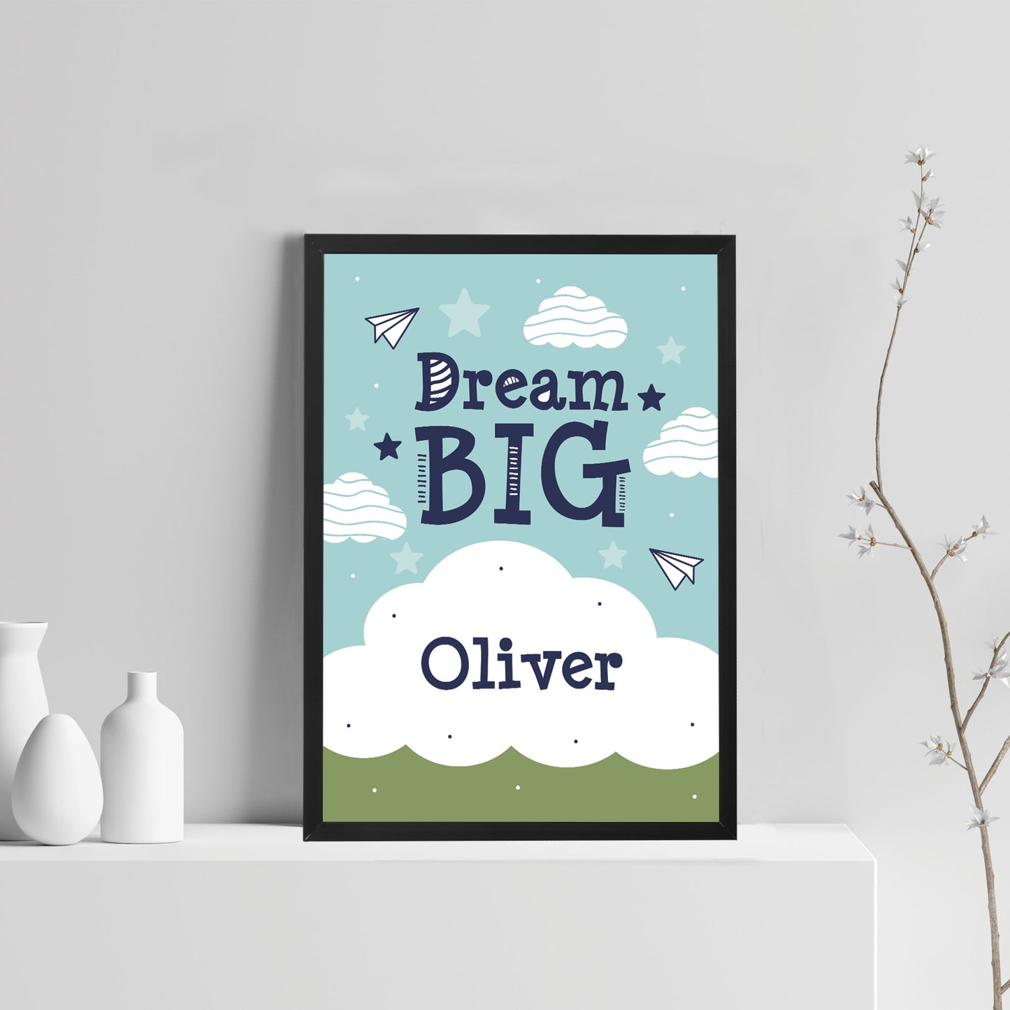 PERSONALISED Bedroom Sign For Boys Bedroom Wall Art Decor