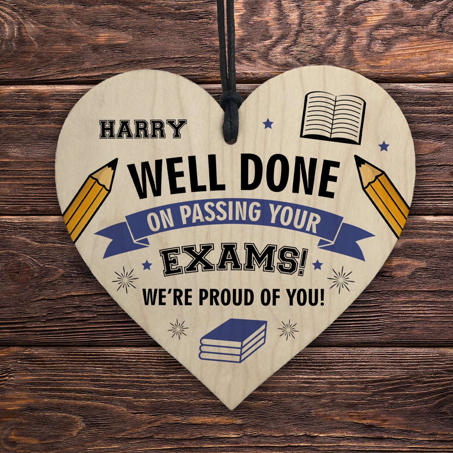 Personalised Well Done On Passing Your Exams GCSE A Level Gift