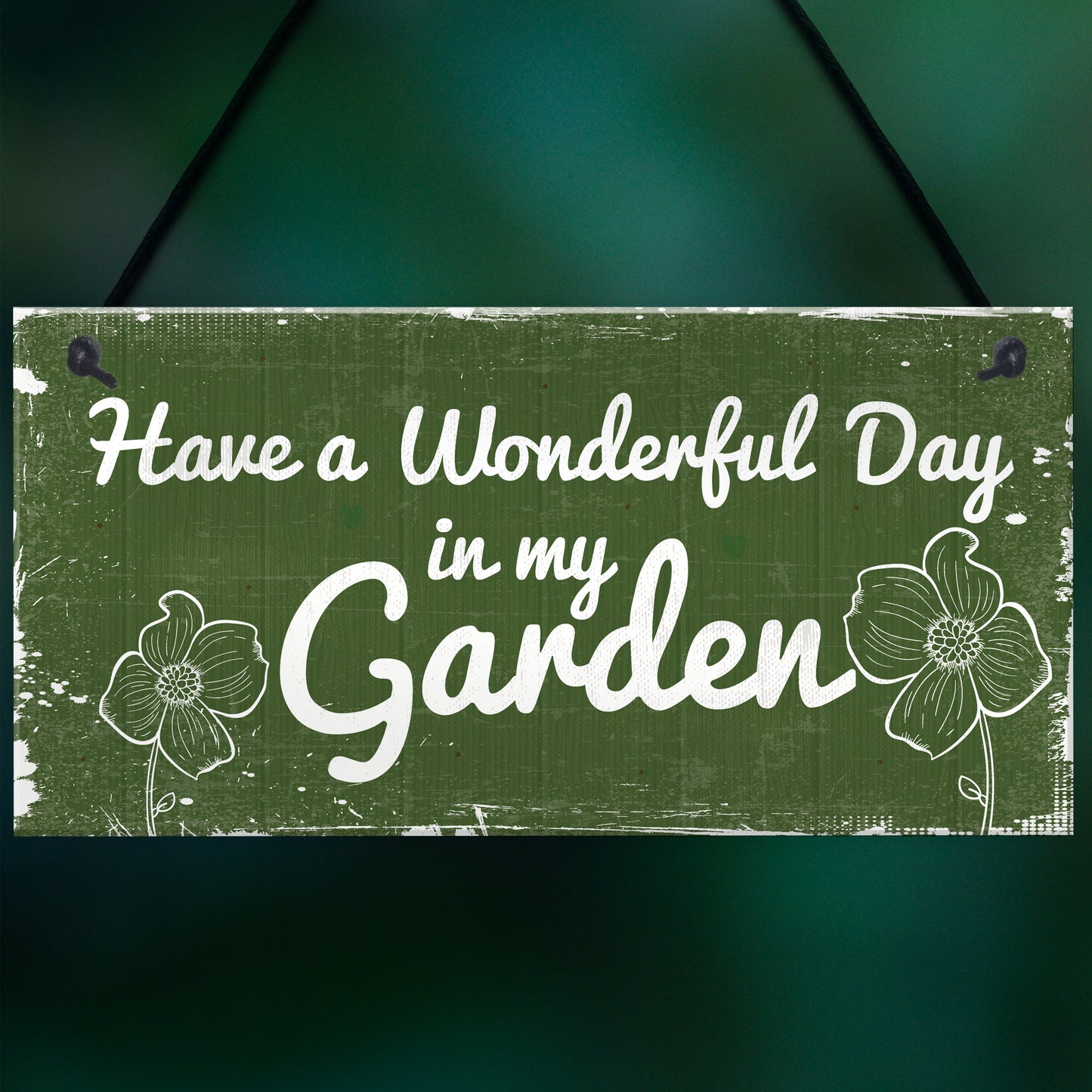 Wall Door Gate Garden Sign Hanging Garden Shed SummerHouse GIFT