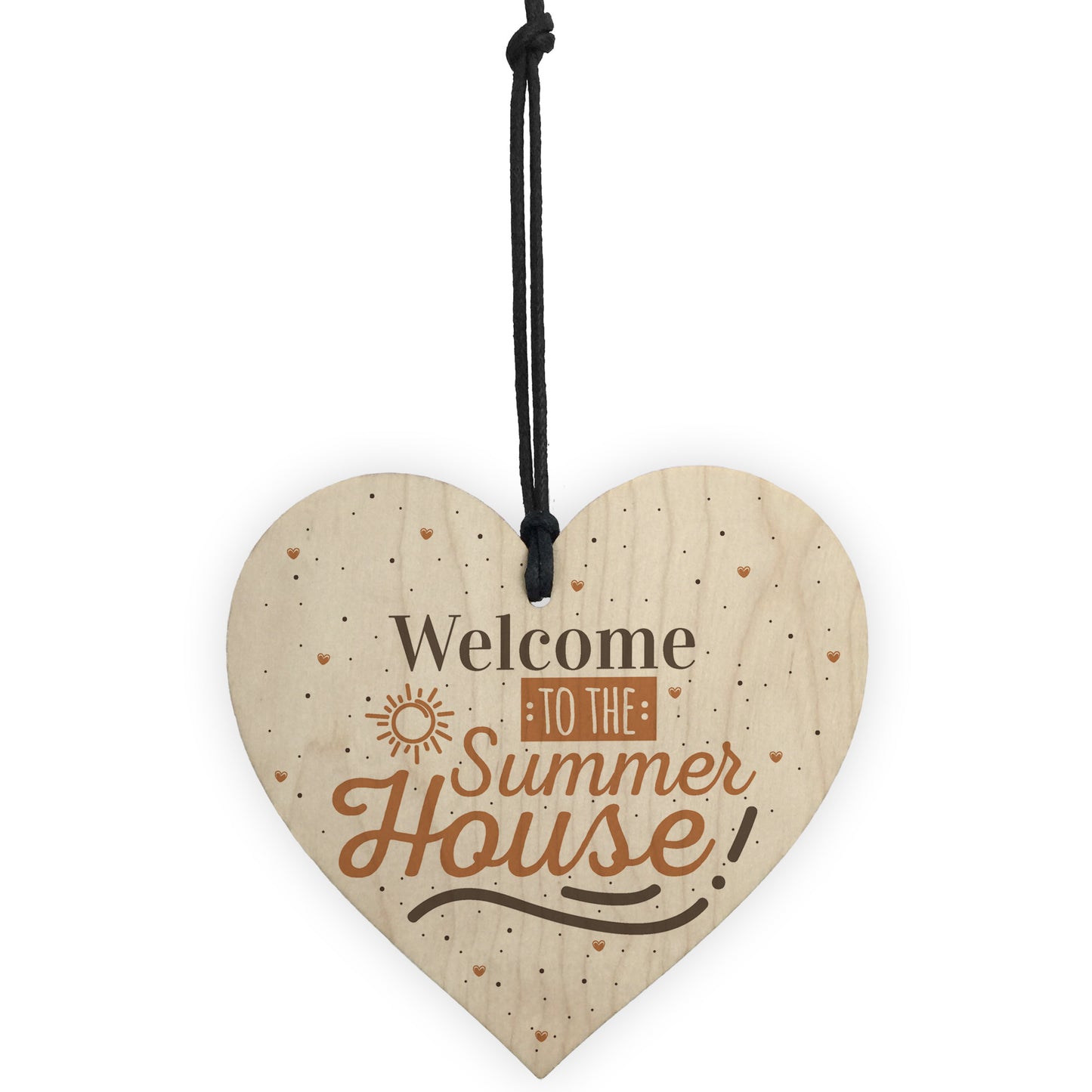 Welcome Garden Summer House Shed Hanging Plaque Sign Gift