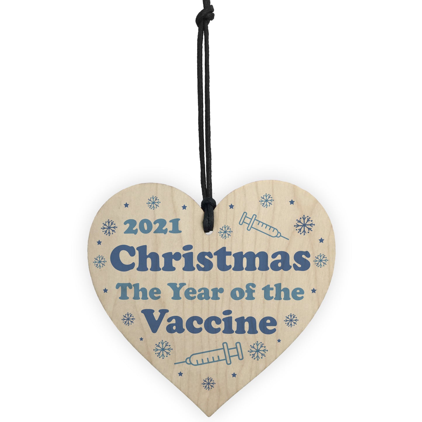 2021 Christmas Bauble Year Of The Vaccine Novelty Xmas Tree