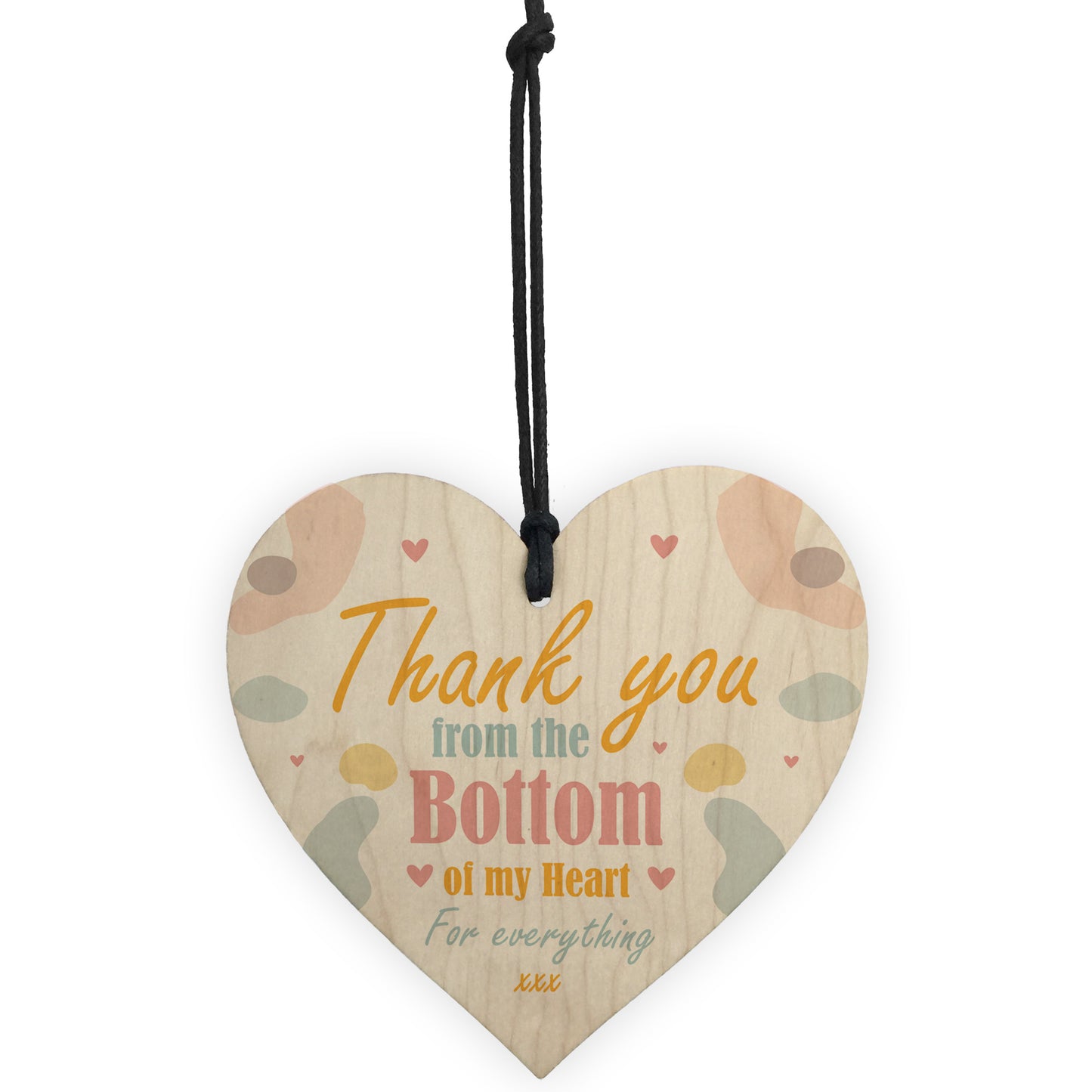 Thank You Friend Gift Wood Heart Teacher Friend Best Friend Gift