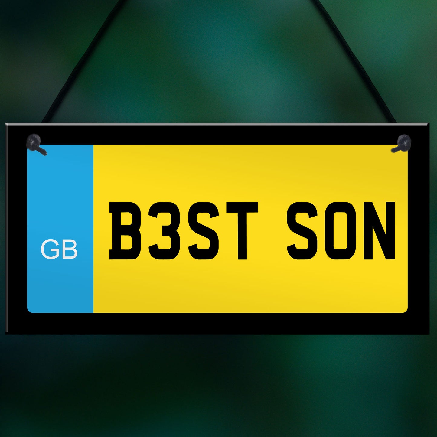 Best Son Novelty Number Plate Sign Birthday Gift For Son Funny