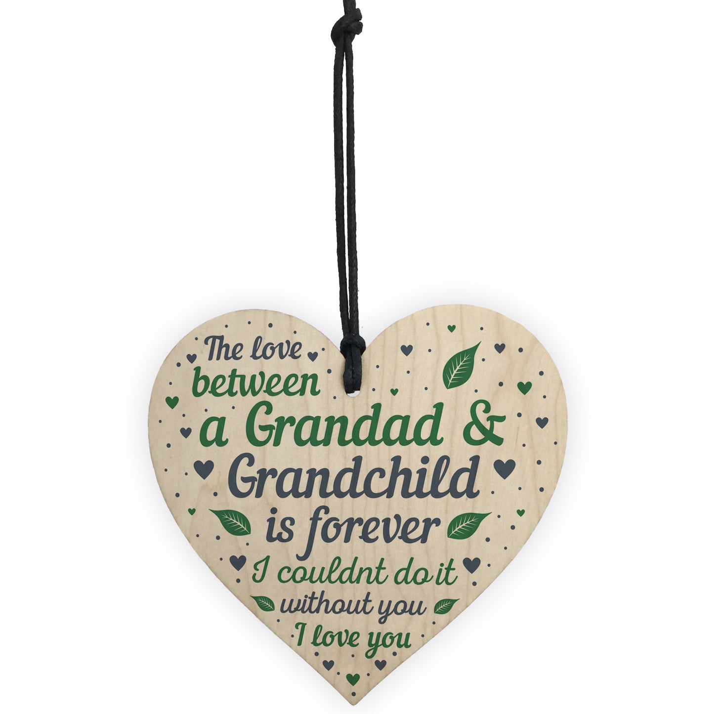 Grandad Birthday Gifts Fathers Day Gift From Granchildren Heart