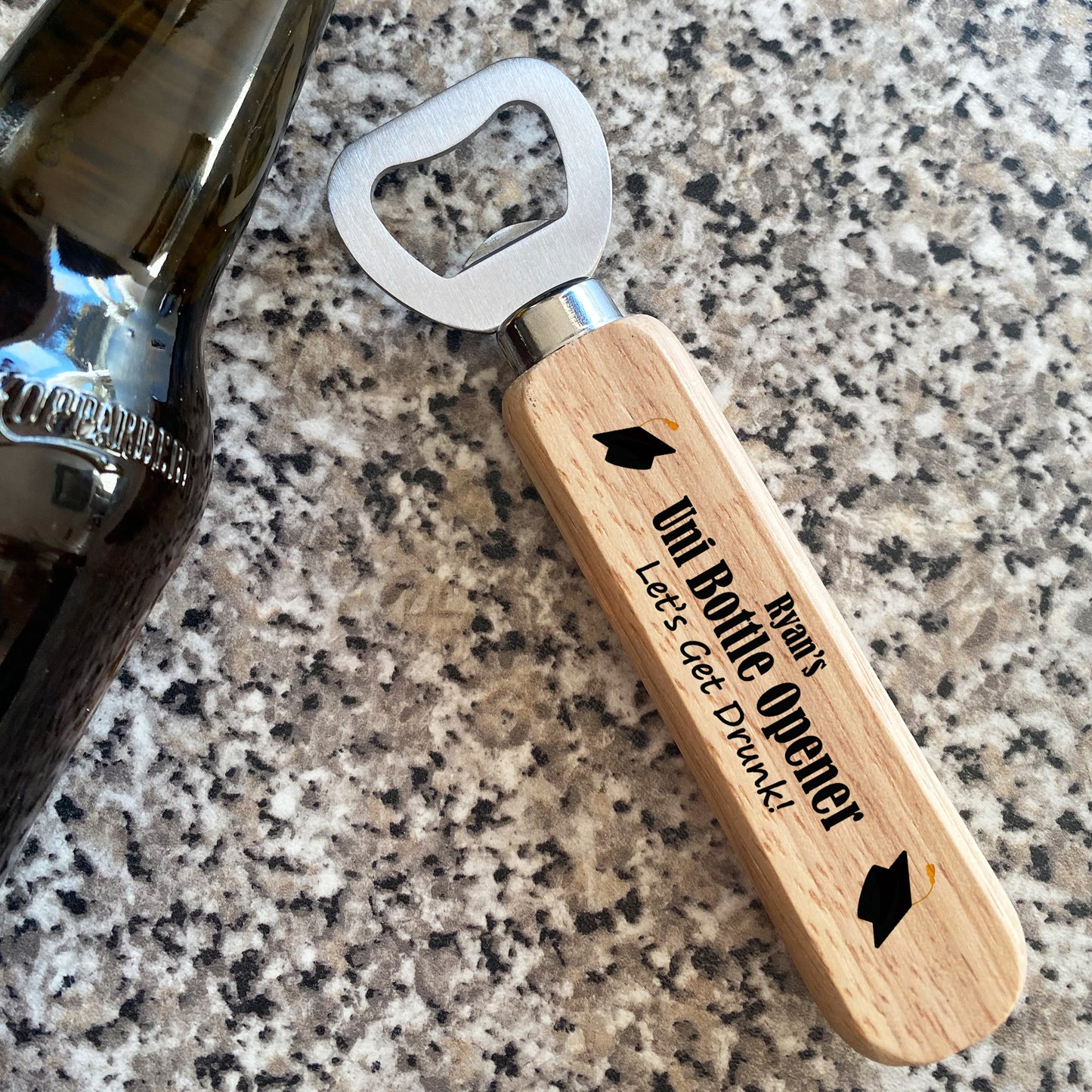 PERSONALISED Novelty Bottle Opener Uni Student Funny Gift