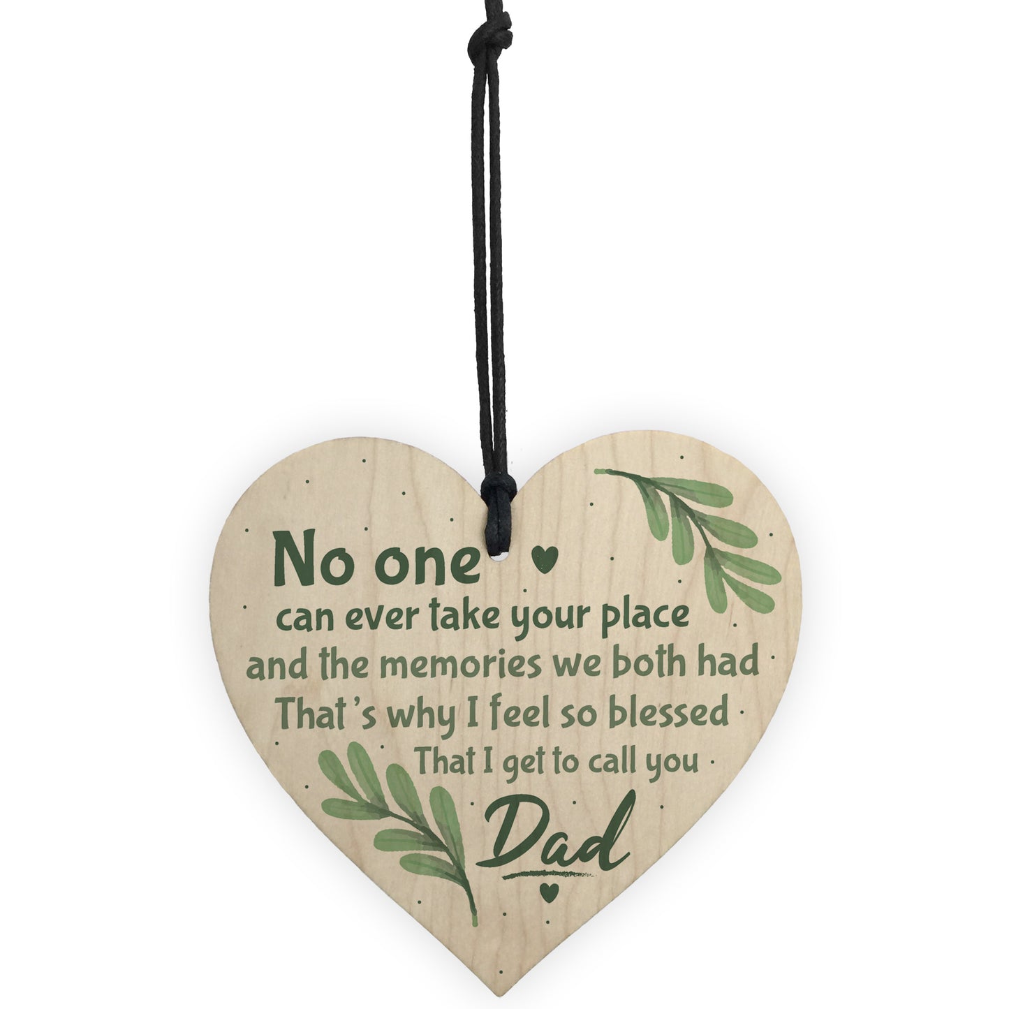 Dad Graveside Memorial Remembrance Heart Grave Plaque