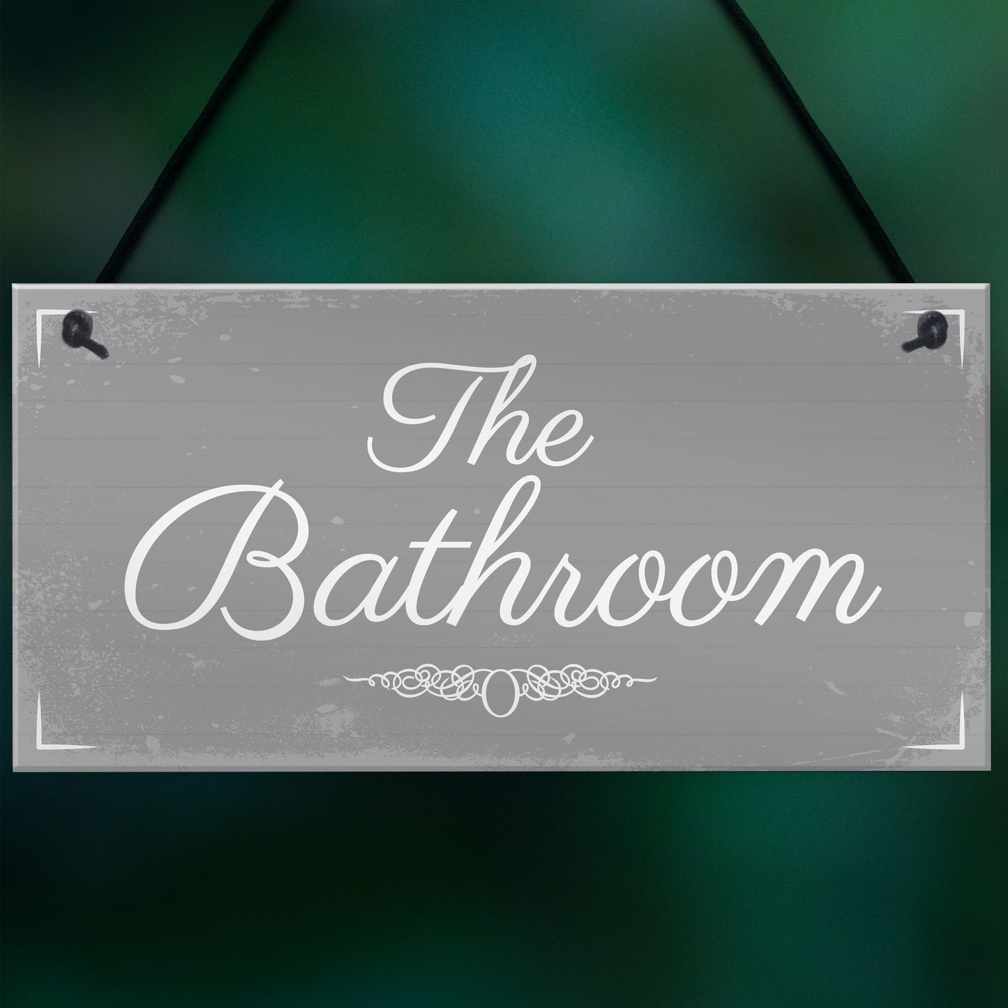 'THE BATHROOM' Door Sign Plaque Sign for Toilet or Bathroom