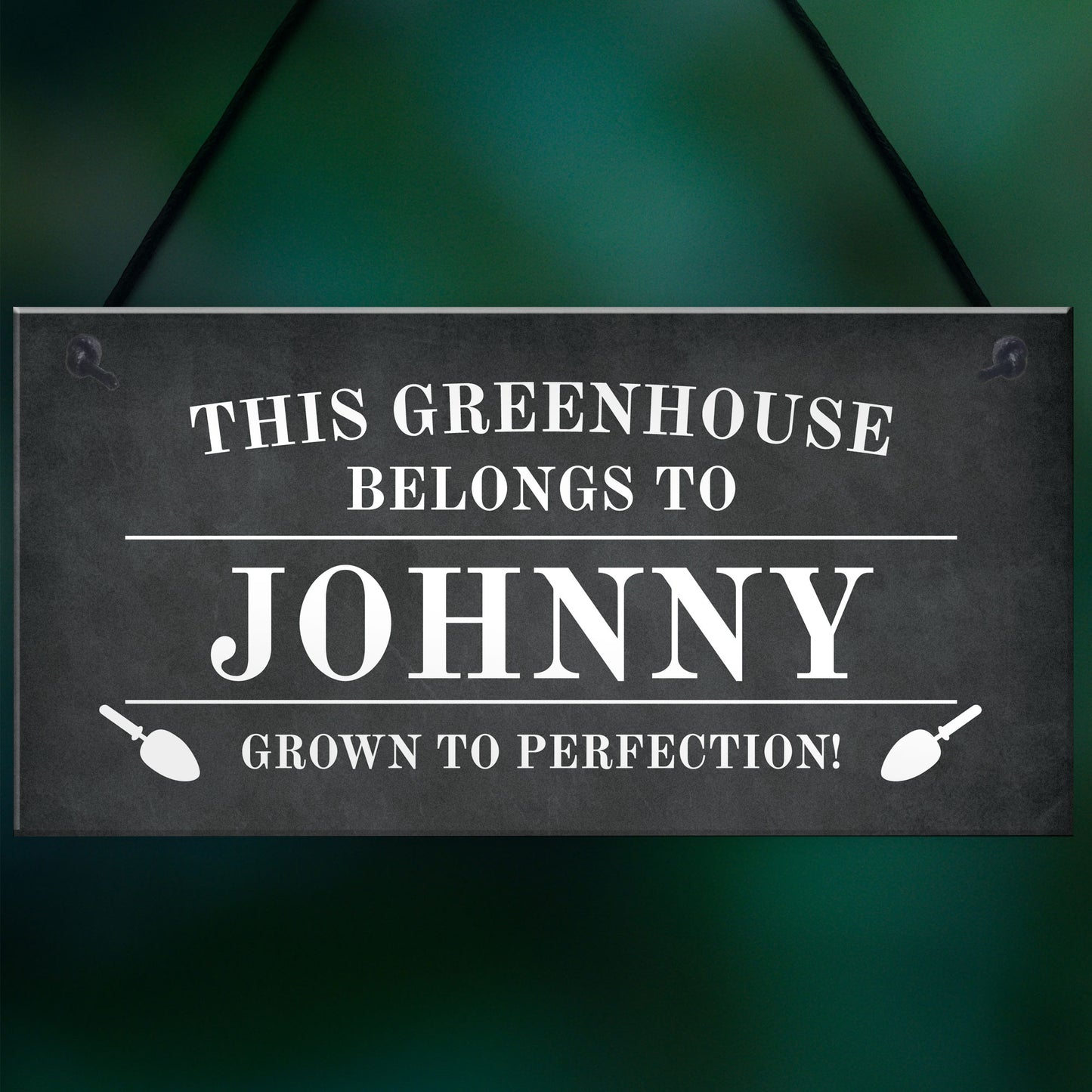 Novelty Greenhouse Sign Personalised This Greenhouse Belongs To