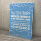 Hot Tub Rules Hanging Garden Shed Plaque Jacuzzi Pool Sign