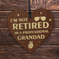 Funny Gift For Grandad Birthday Fathers Day Wood Heart Dad Gift