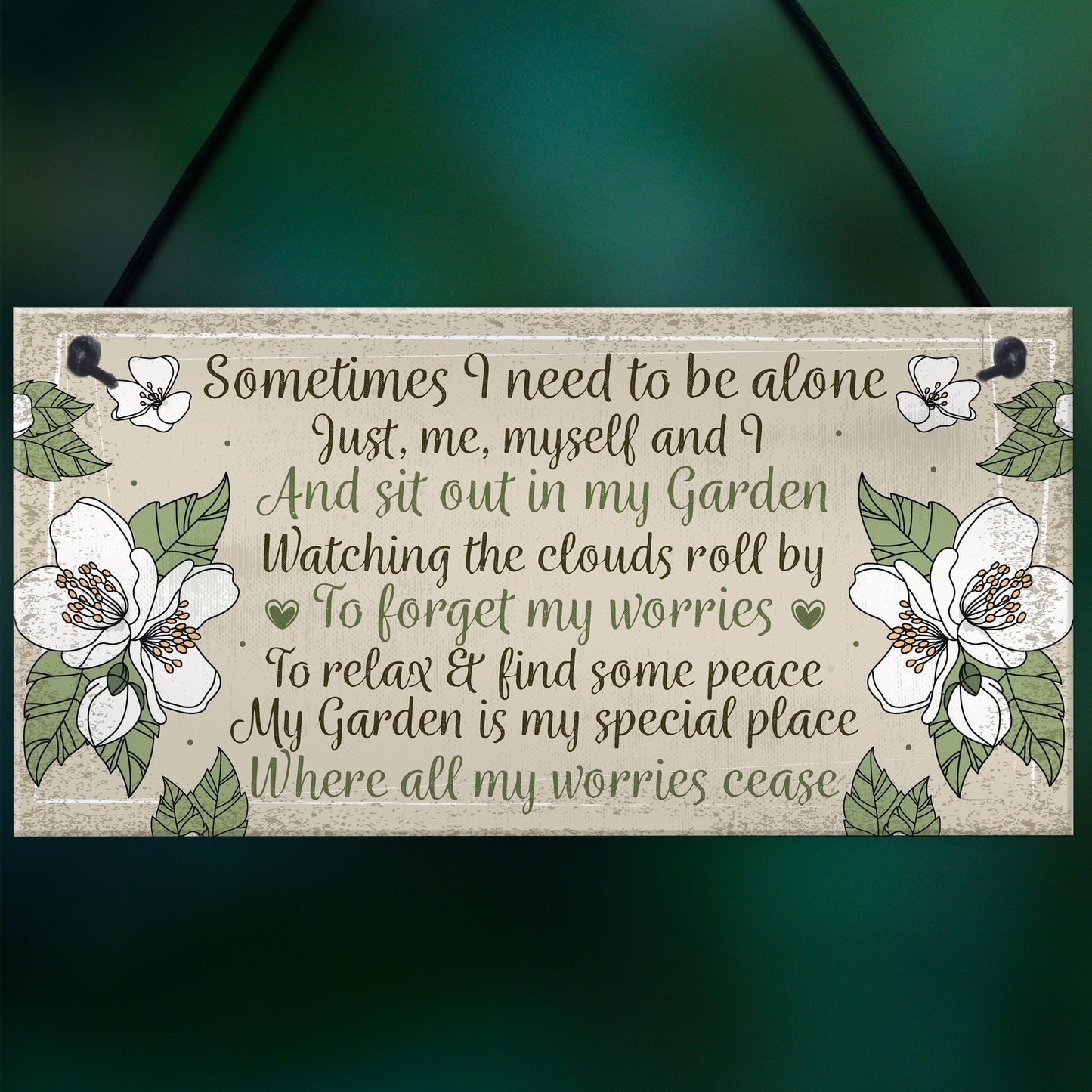 Special Garden Sign Summer House Shed Memorial Plaque Gift