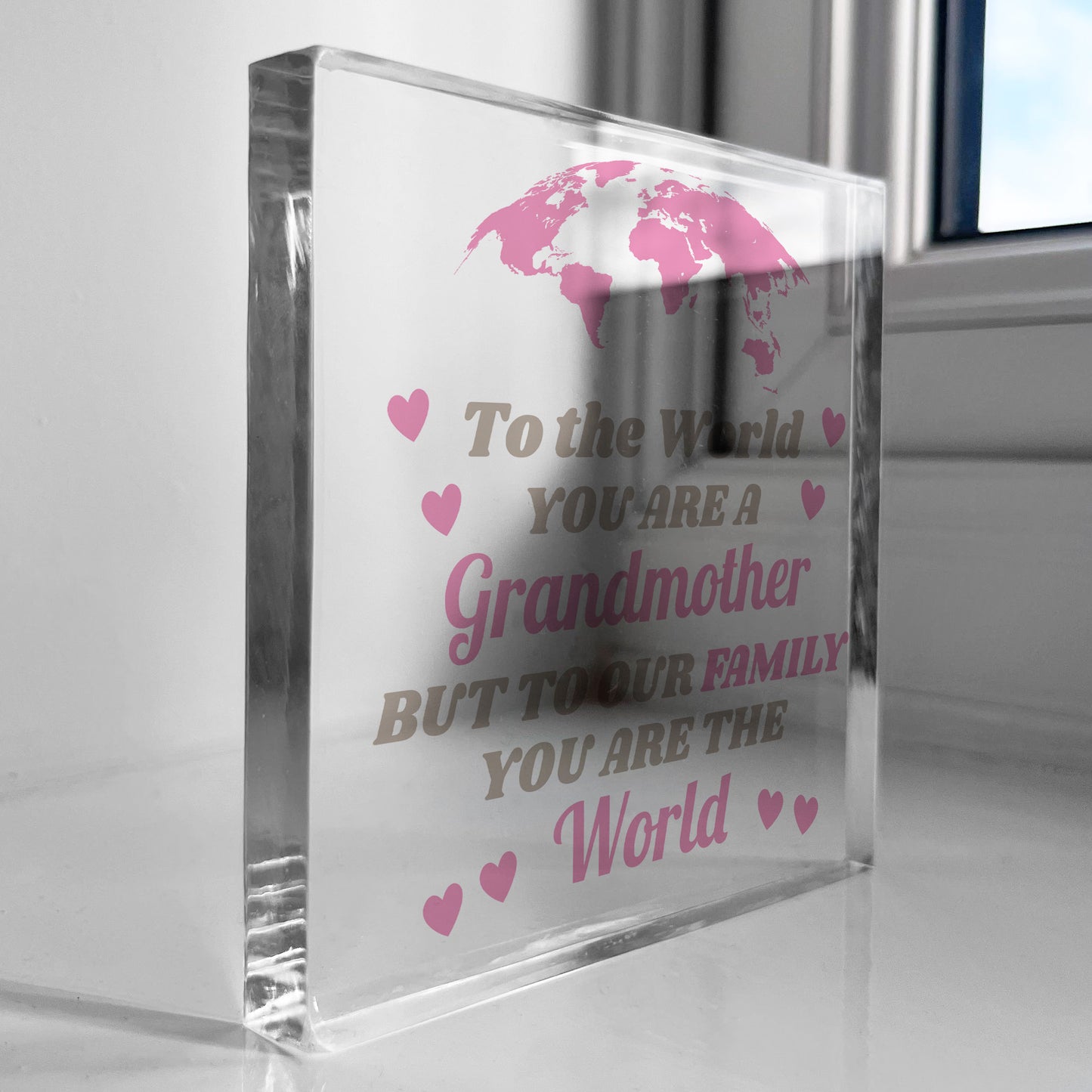 Grandma Birthday Gifts Grandma Gifts For Christmas Acrylic Block