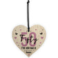 Funny 50th Birthday Gift Hot Just Comes In Flushes Wood Heart