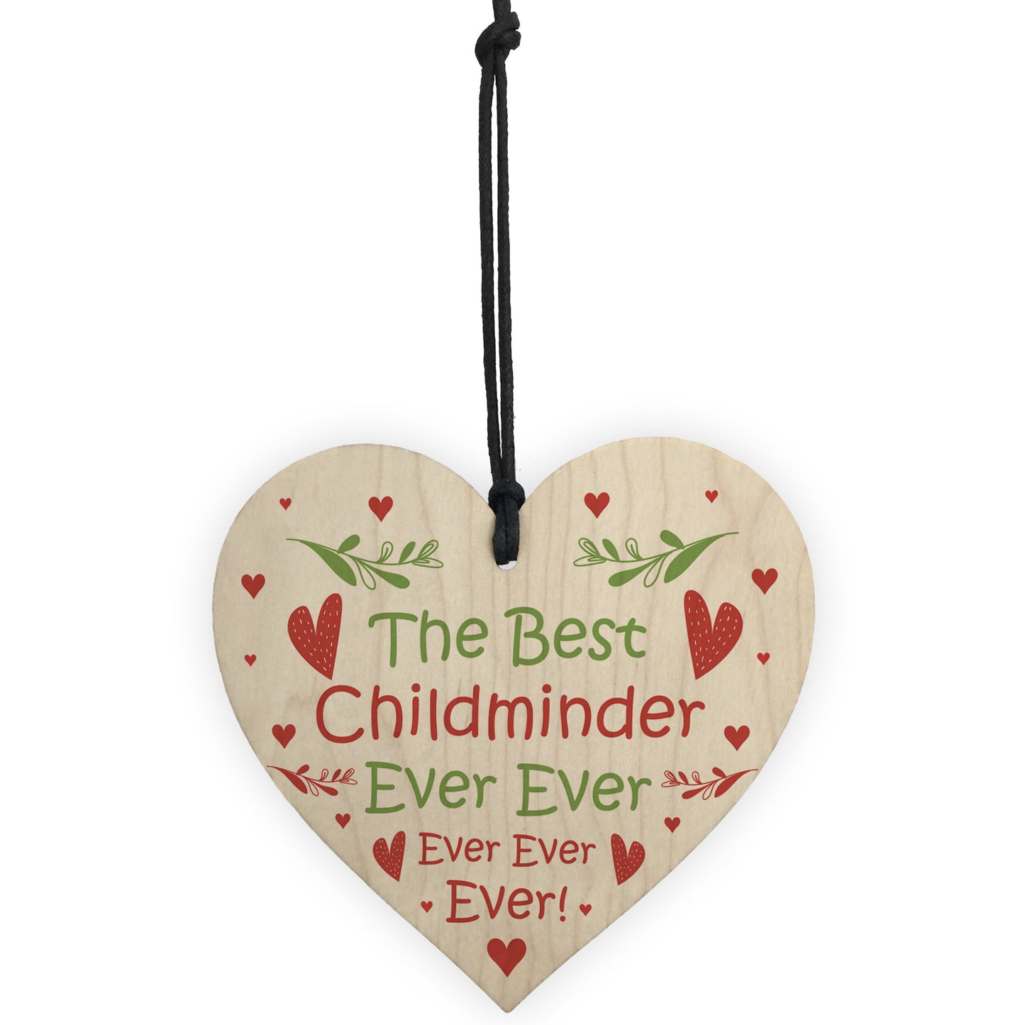 Special Thank You Gift For Childminder Teacher Friend Wood Heart