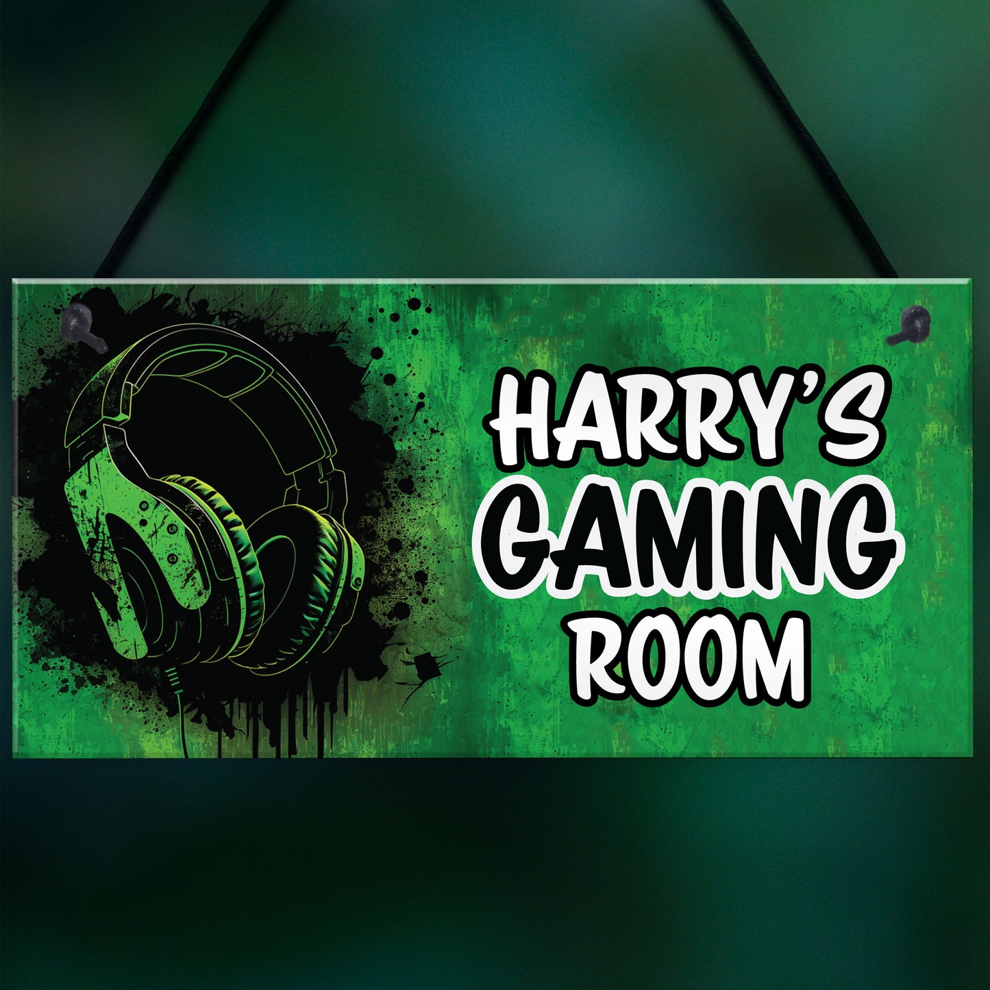 Gamer Personalised Bedroom Door Signs Gamer Accessories Gifts