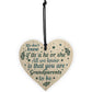 Grandparents Plaque Wooden Heart Grandma Grandpa Mum Dad Gift