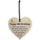 18th Birthday Card For Daughter Son Wood Heart Novelty 18th Gift