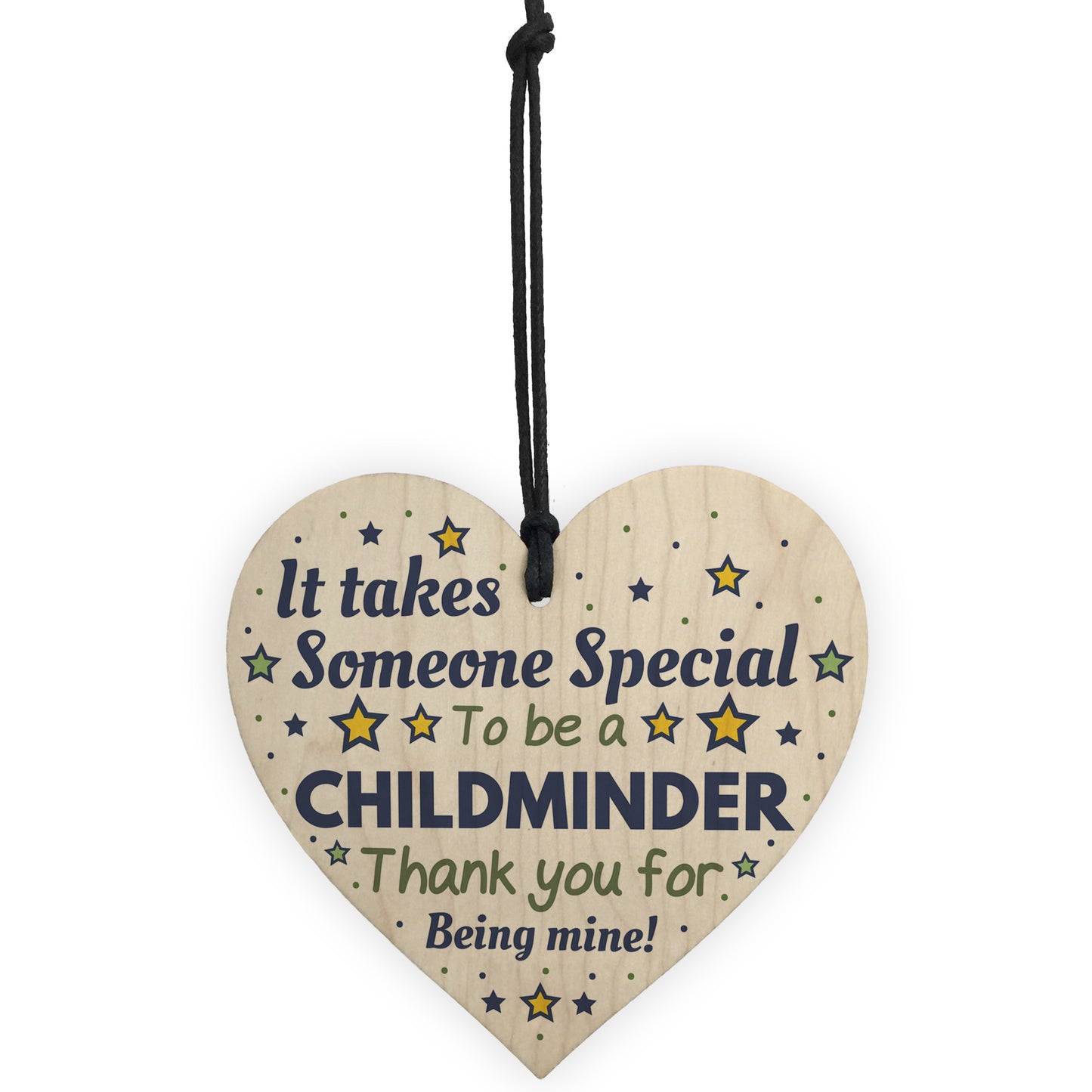Childminder Gifts Thank You Wooden Heart Leaving School Nursery