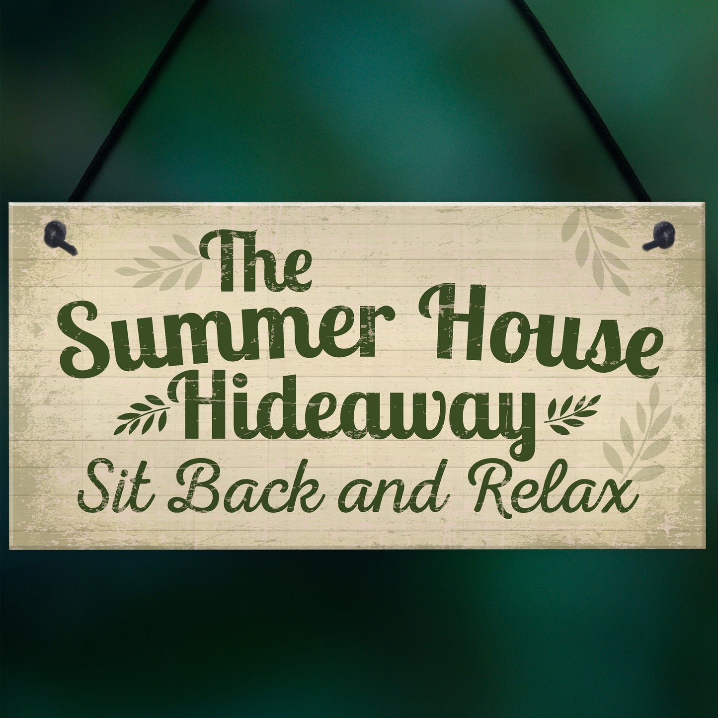 Garden Sign The Summer House Novelty Plaque Garden Shed Sign