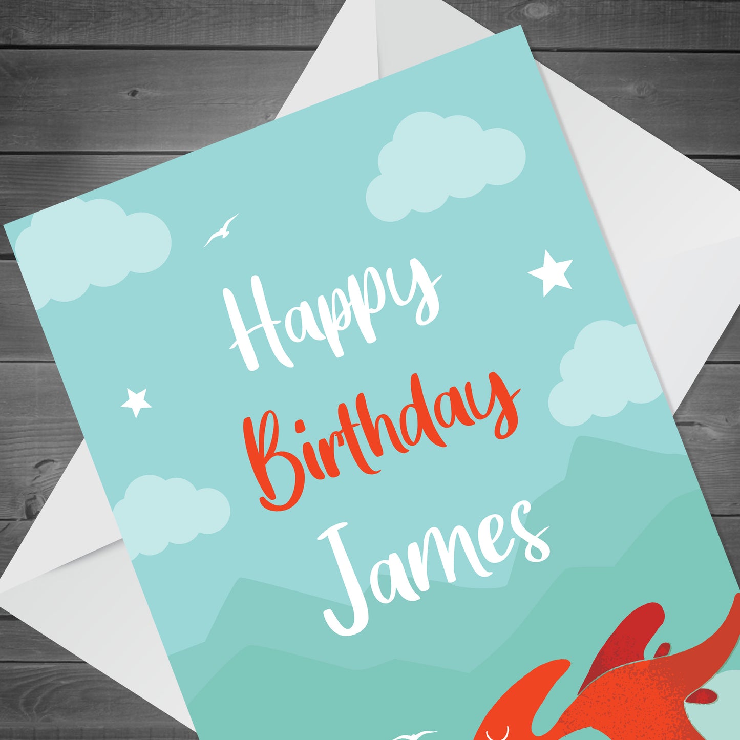 PERSONALISED Birthday Card For Son 1st 2nd 3rd 4th 5th Dinosaur