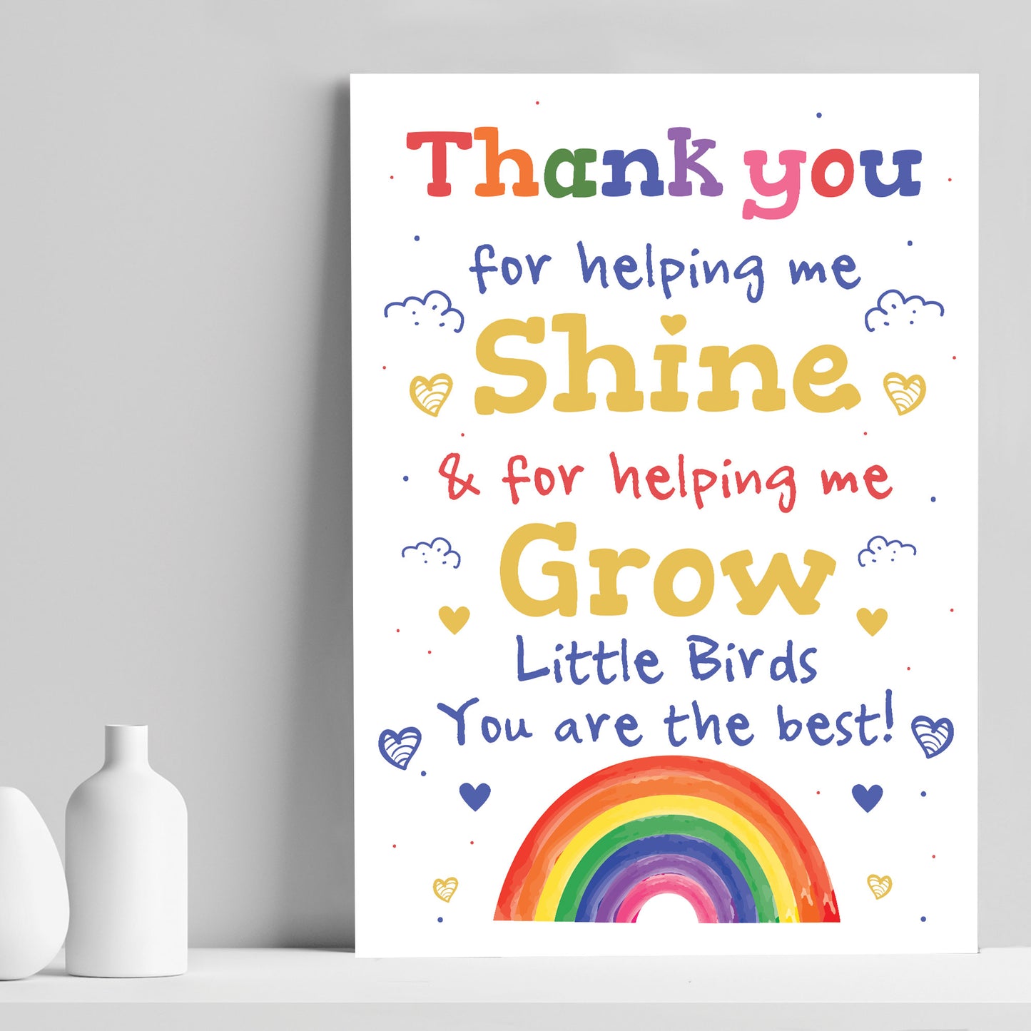 Personalised Teacher Thank You Leaving Gifts Nursery School