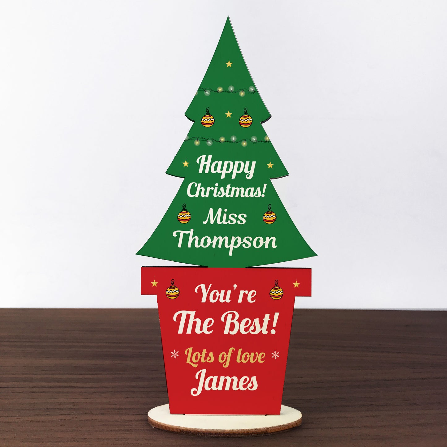 Christmas Gift For Teacher Assistant Personalised Thank You Gift