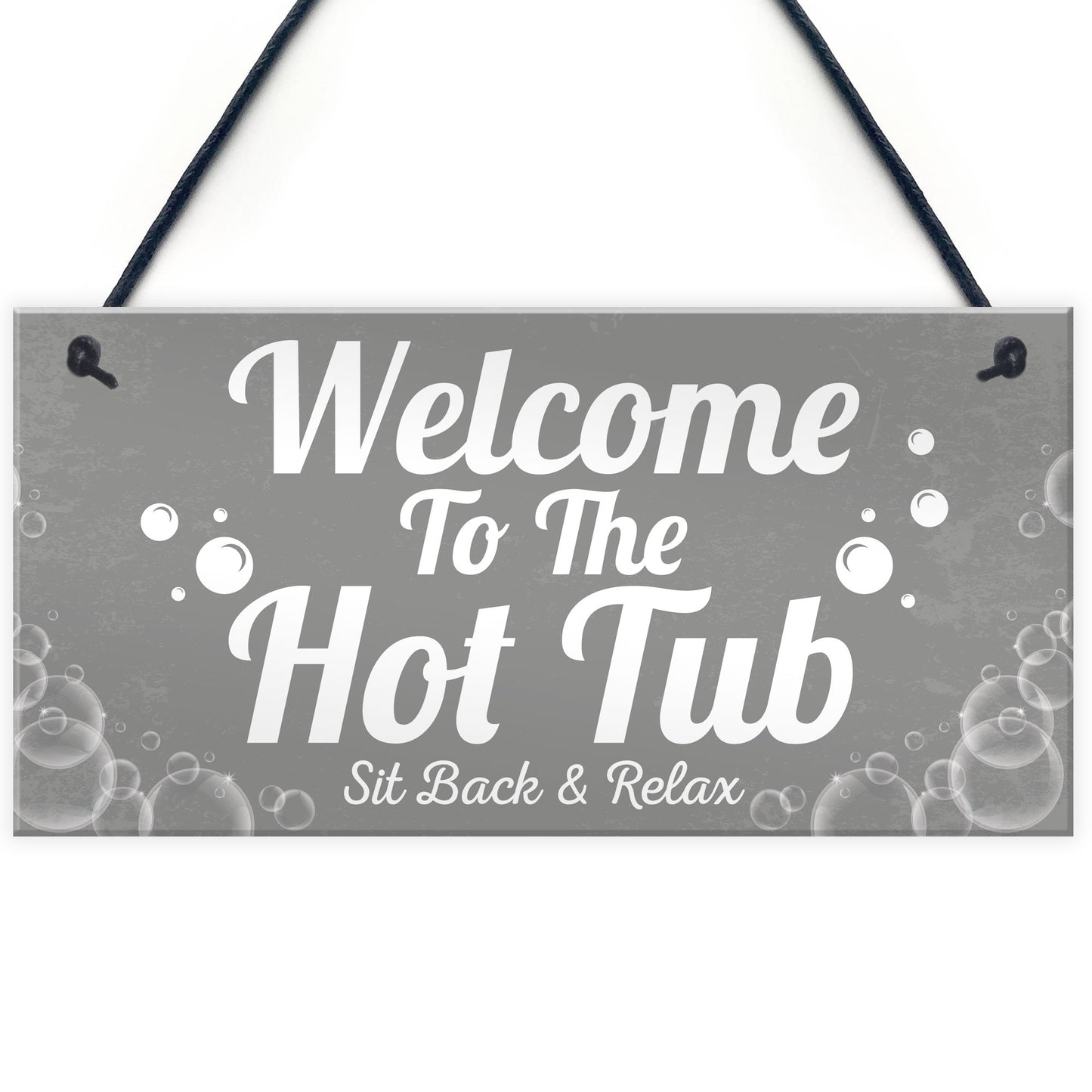 Hot Tub Rules Sign For Outside Grey Colour Scheme Hot Tub Signs
