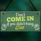 Funny Bar Sign Novelty Hanging Sign Gin Gifts Pub Man Cave