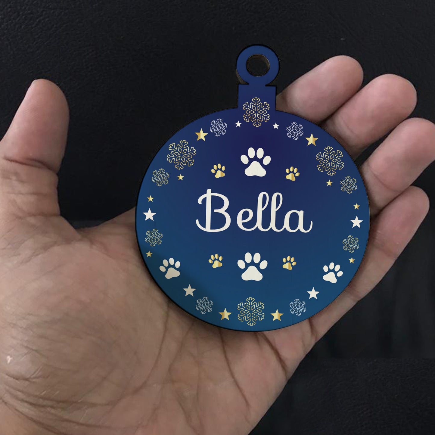 1st Christmas Bauble Personalised Dog Cat Christmas Decoration