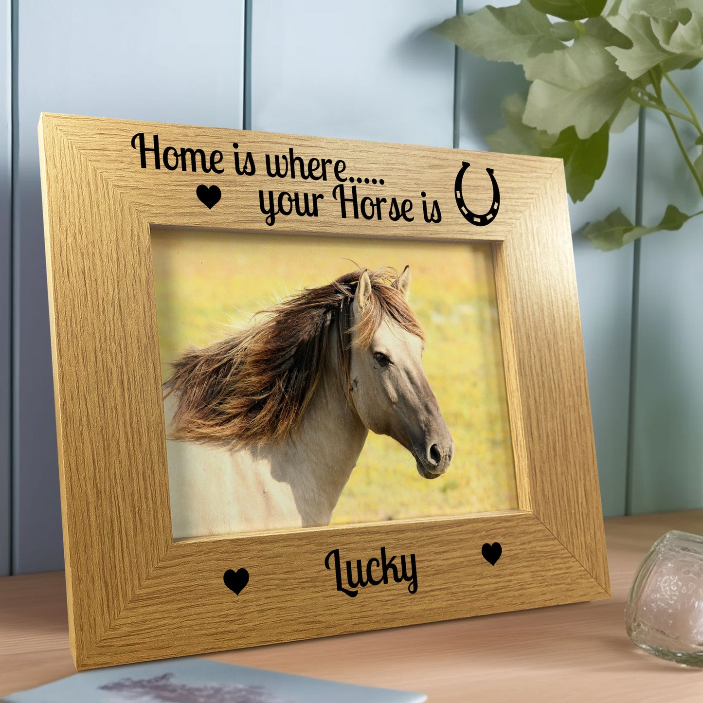 Personalised Photo Frame For Horse Pony Pet Gift Horse Gifts