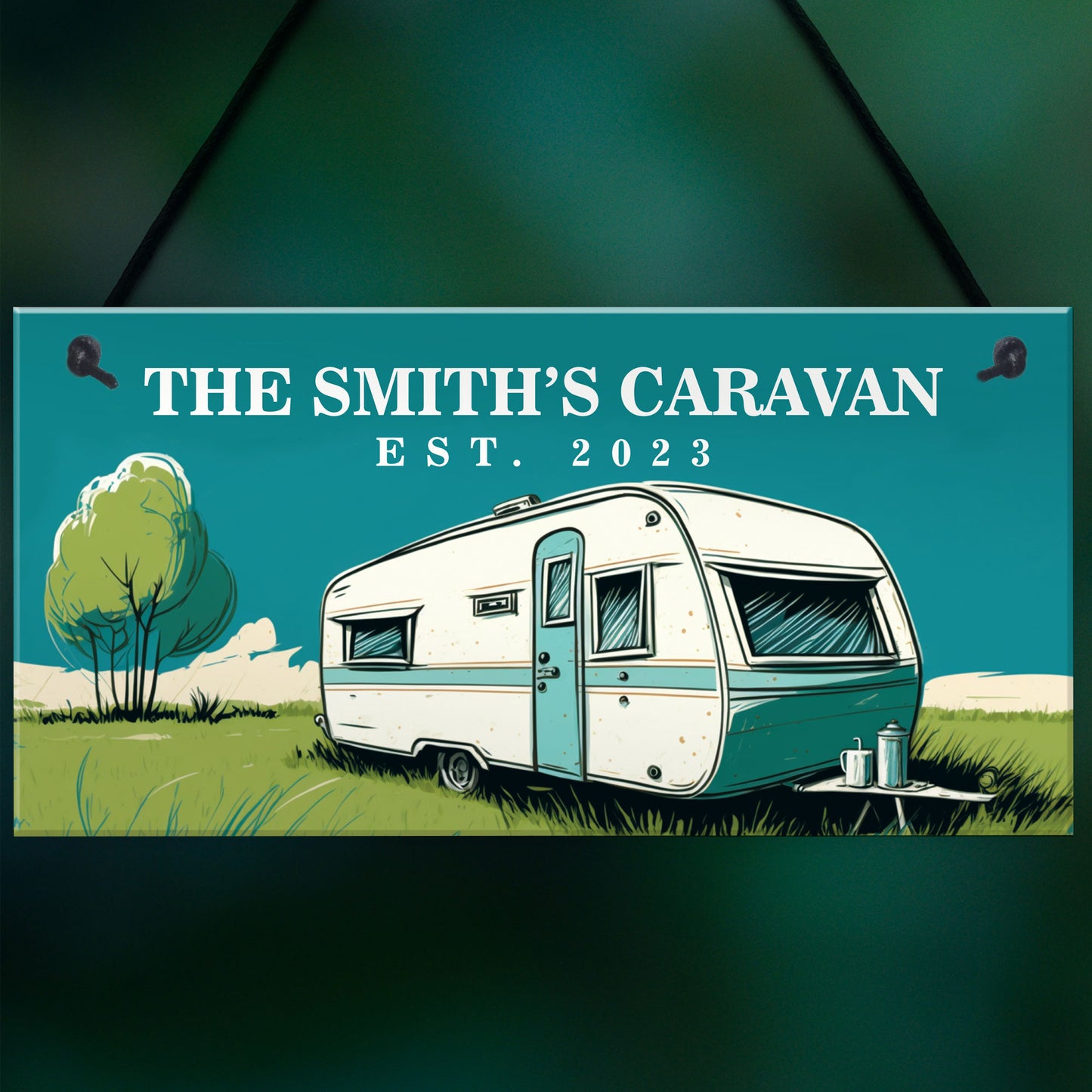 Personalised Caravan Sign Accessories Home Decor Caravan Lover