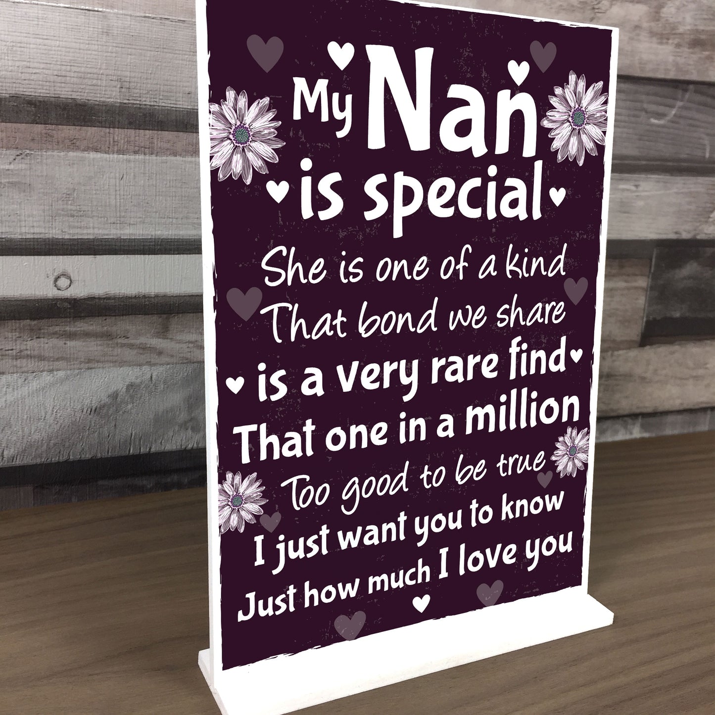 Nan Christmas Birthday Gifts For Grandparents Standing Plaques