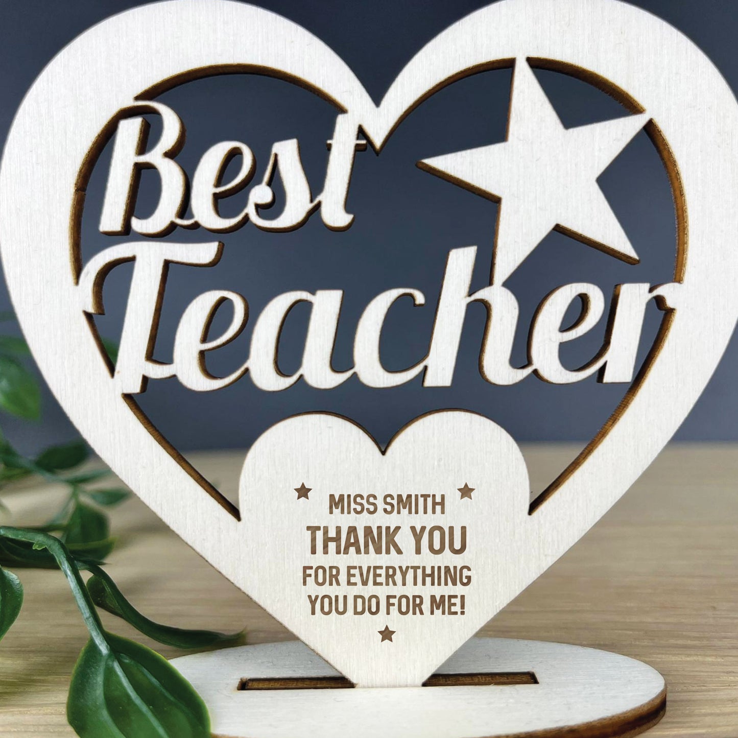 Personalised Best Teacher Thank You Nursery Teacher Gifts