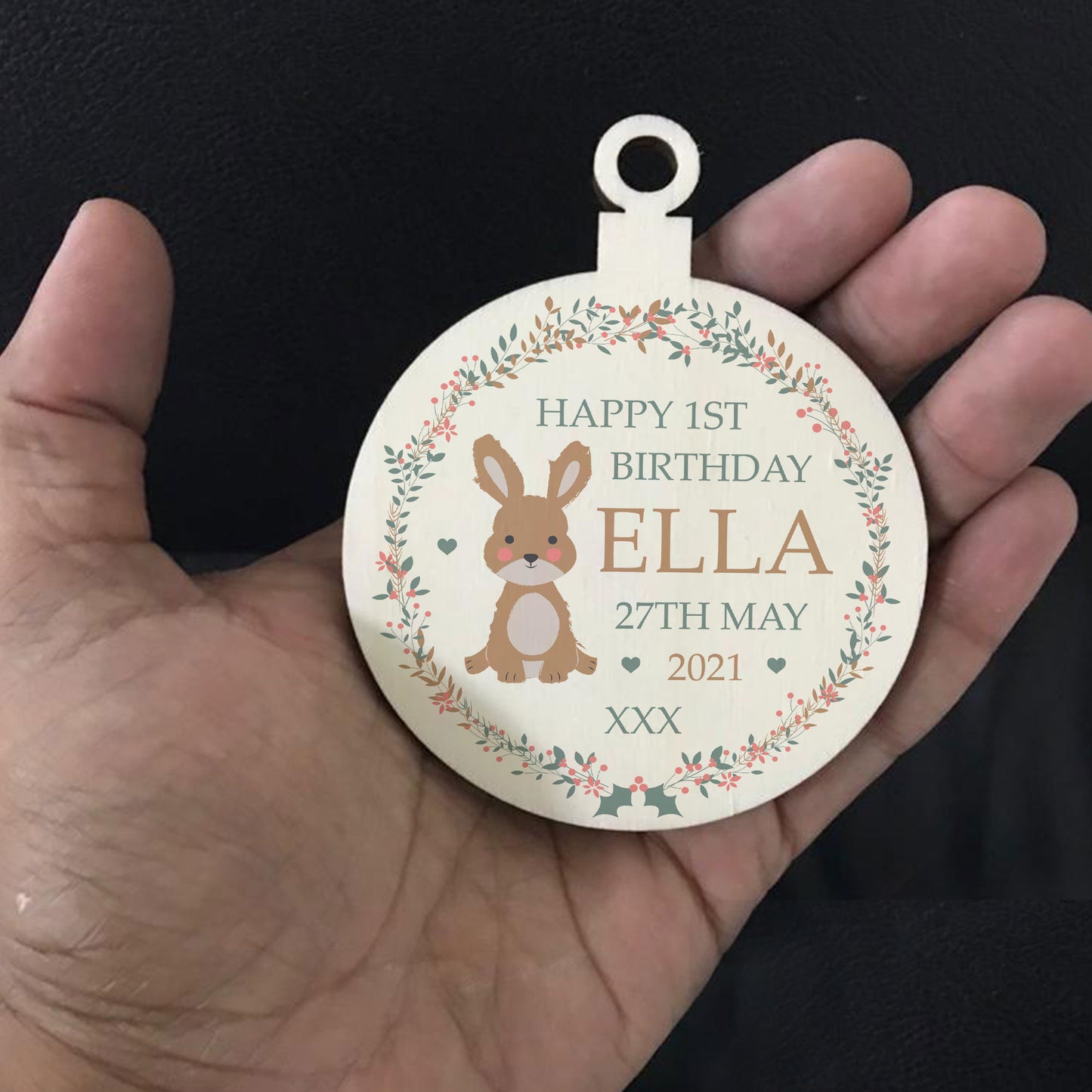 Personalised 1st Birthday Gift For Daughter Son Decoration Baby