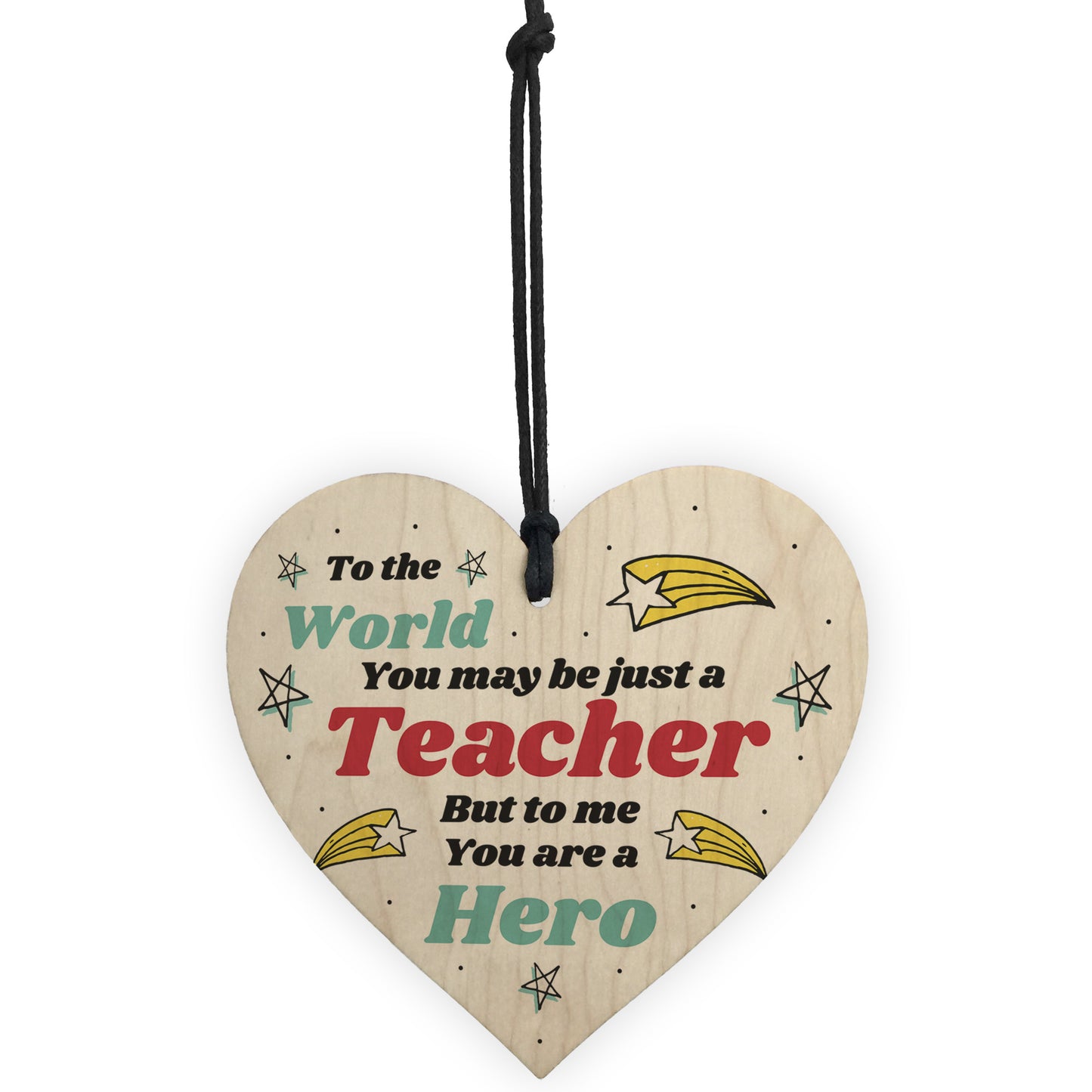 Special Thank You Gift For Teacher Friendship Gift Wood Heart