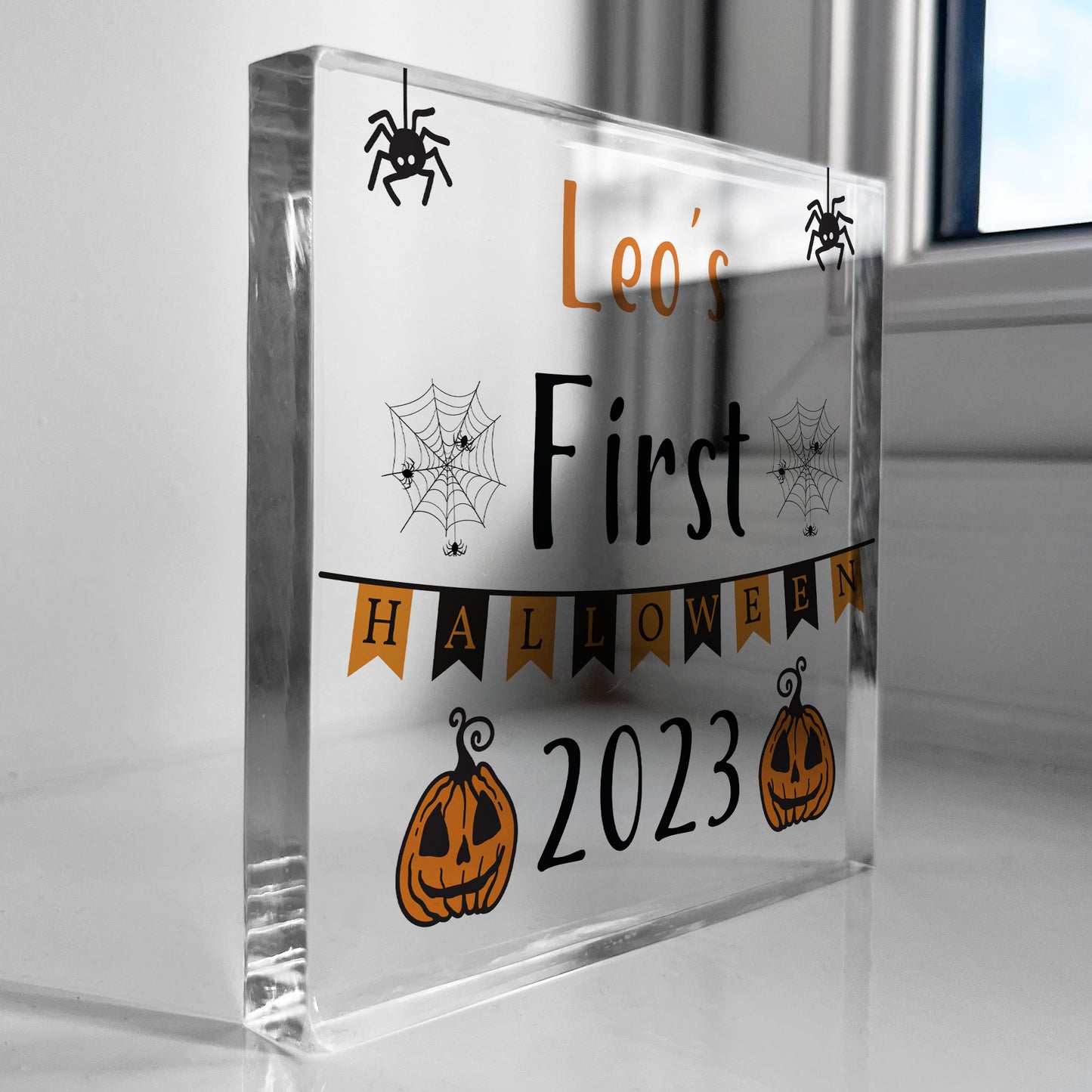 My First Halloween Gift Personalised Halloween Gift Decoration