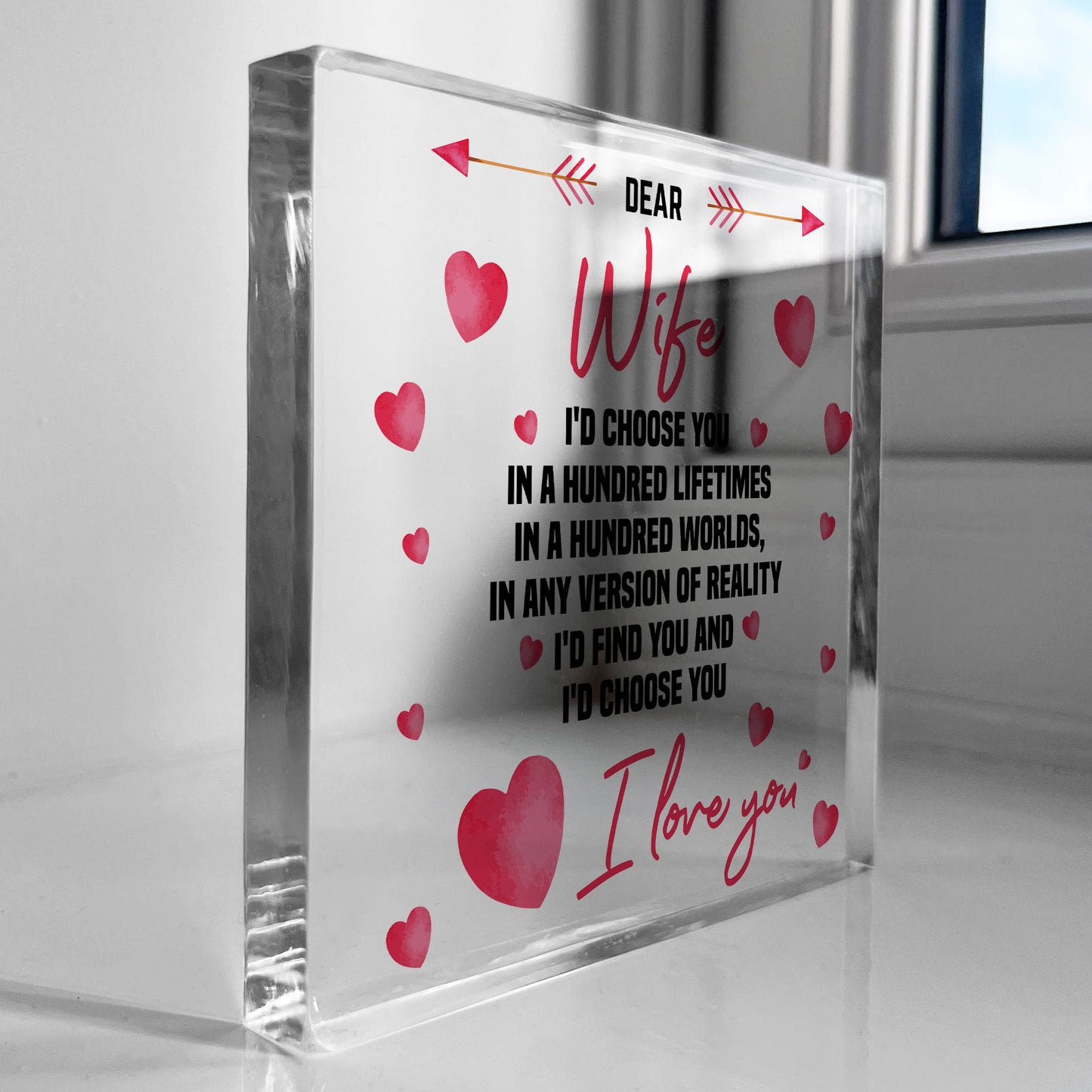 Gifts for Wife Acrylic Block Birthday Gifts For Her Wife Gifts