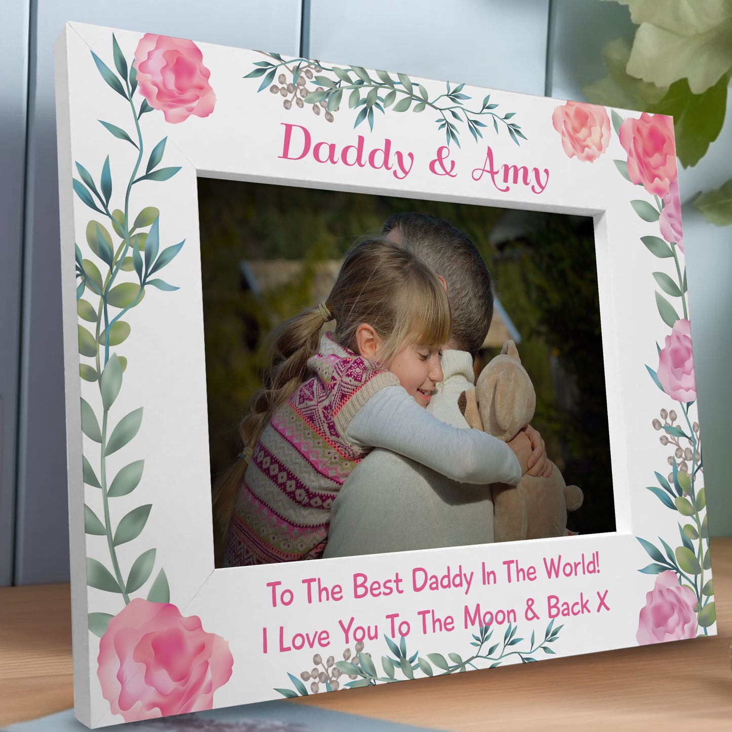 Personalised Dad Photo Frame Dad Birthday Fathers Day Gifts