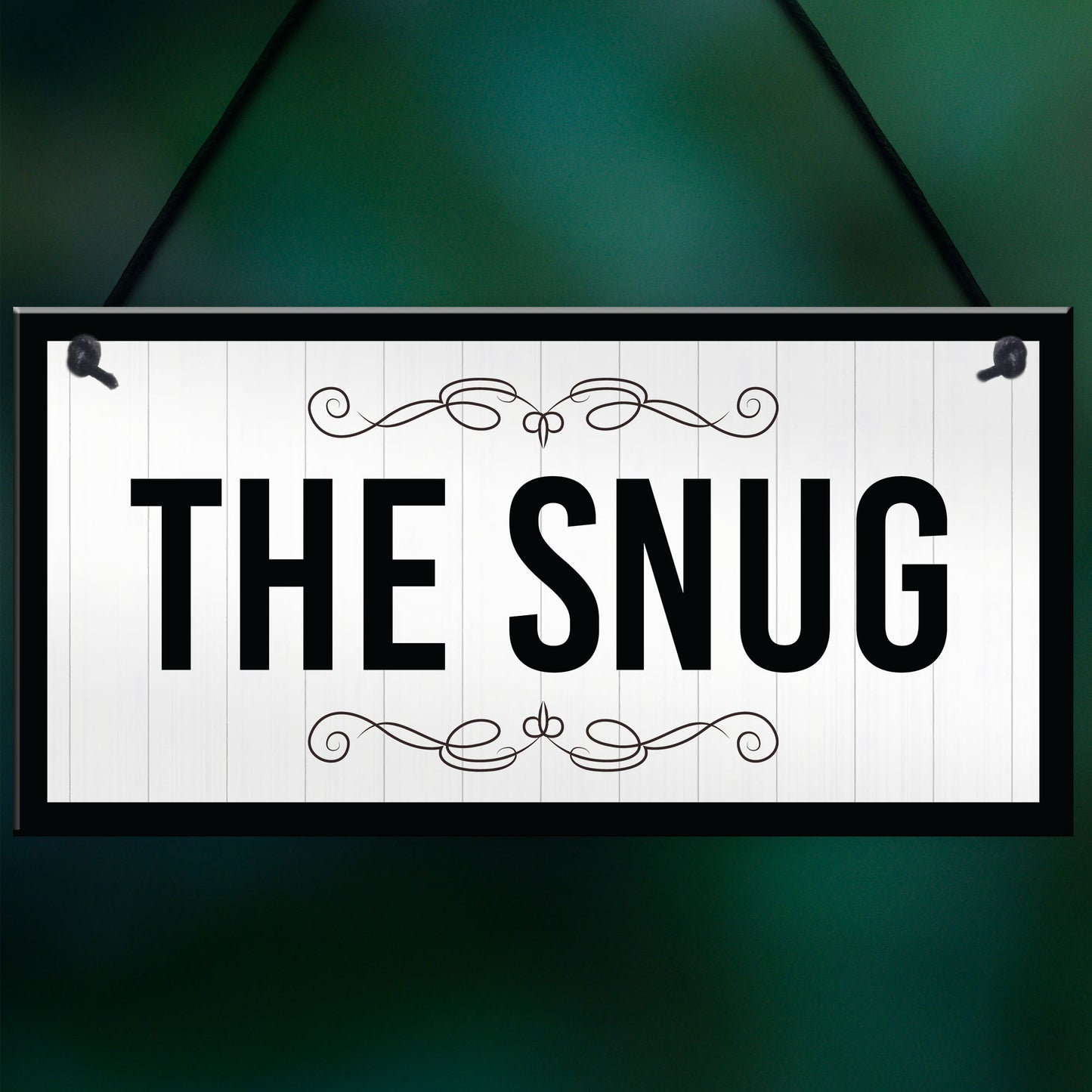 The Snug Sign New Home Gift Summerhouse Sign Hanging Door Sign