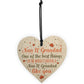 Nan Grandad Gift Hanging Heart Sign Birthday Christmas Xmas Gift