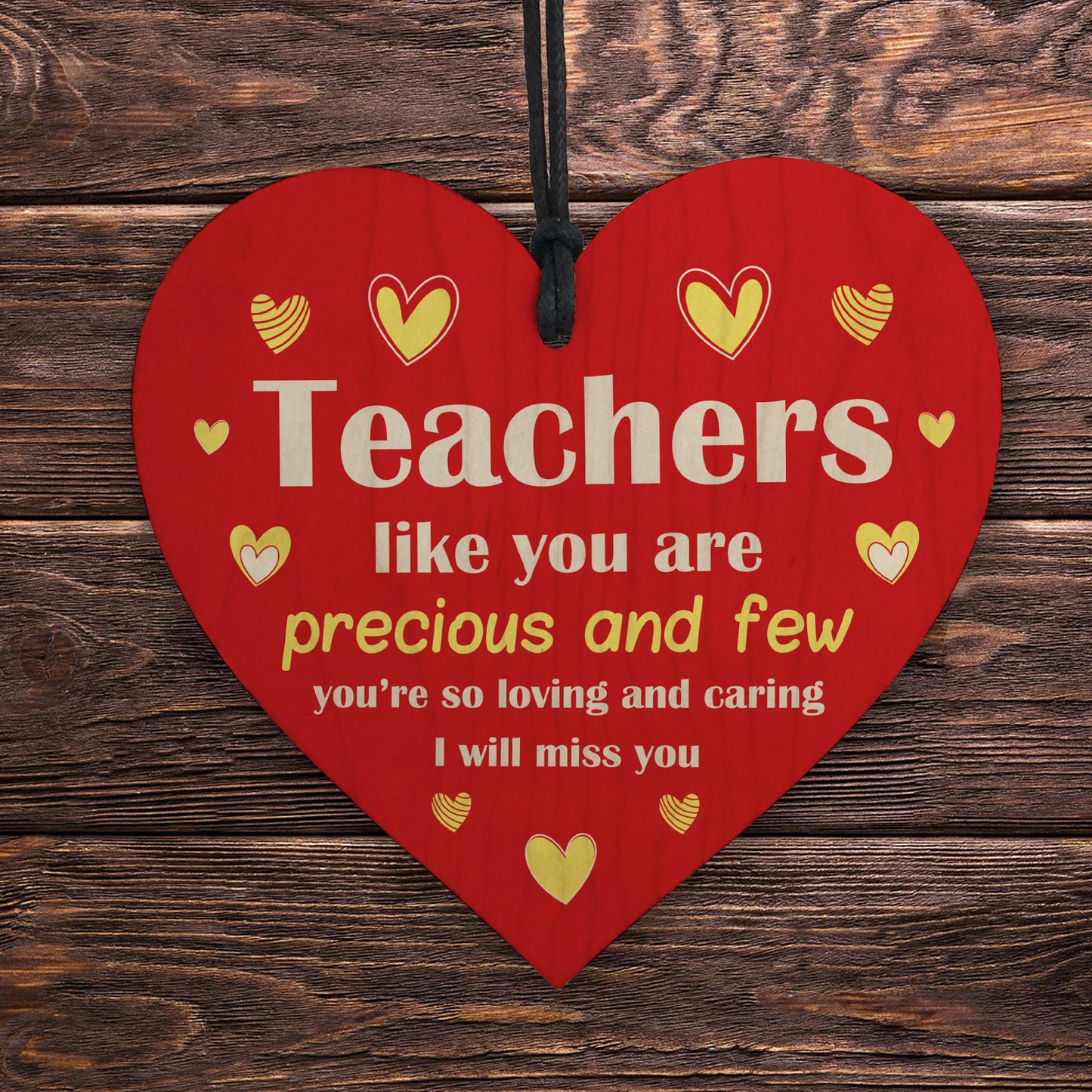 Teacher Gifts Wooden Heart Thank You Teacher Nursery Gifts